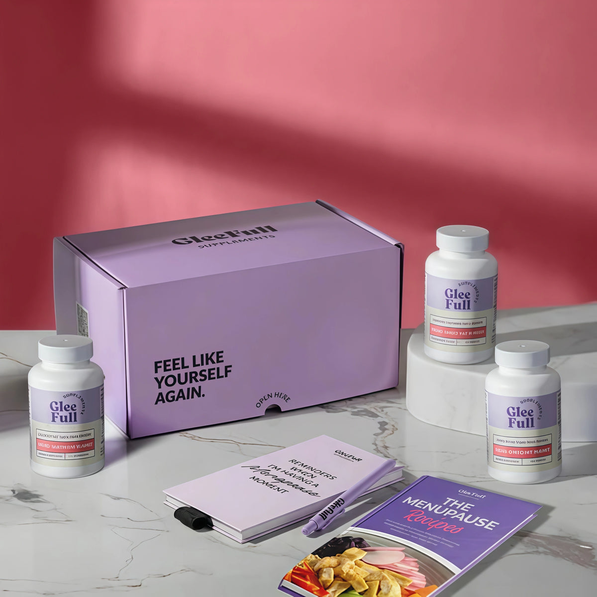 GleeFull SUPPS Meno Shred Fat Burner – Supports Metabolism & Helps Achieve Slimming Goals for Women